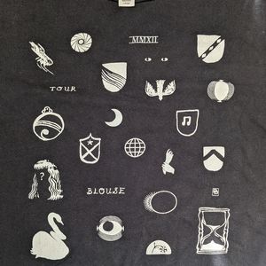Blouse (band) tour tee medium/large black